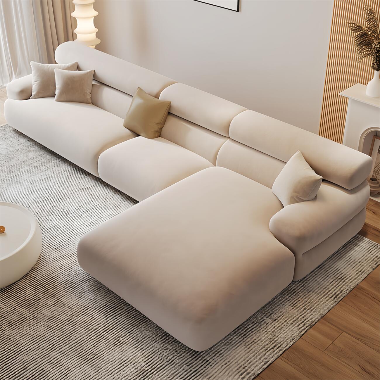Modern L-Shaped Sofa - View 6